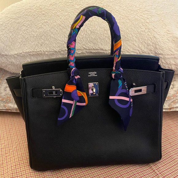 Hermes Birkin 25 Black Palladium Hardware - Picture 1 of 6